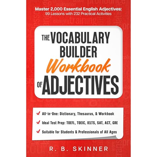 The Vocabulary Builder Workbook of Adjectives Audiolibro Por R. B. Skinner arte de portada