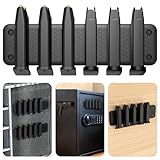 Magnetic Ammunition Holder，Double Sided Gun Magnet for Gun Magazines, Knives, Organize Mount in Gun Safe, Cabinet, Wall, Door, Ammo Storage Accessories for Handgun, Pistol and Rifle Mags