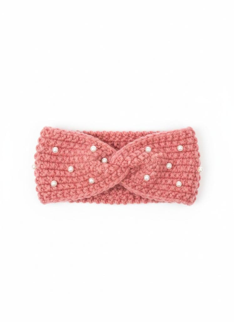eazylayers Crochet Twist Winter Headband for Women Head Wrap Soft Fleece Knitted Woolen Warm Hair Band Ear warmer Earmuffs Hair Accessory-picture-10