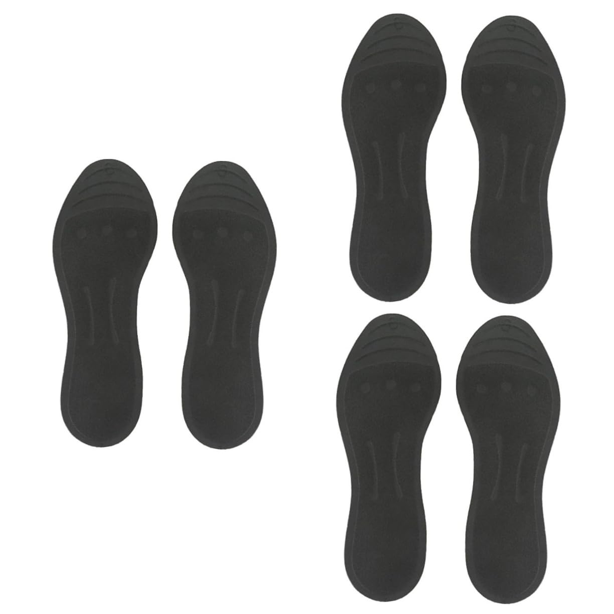 Mobestech 3stücke Tpu Flüssige Massage-orthopädische Einlegesohlen Mit Glycerinfüllung Druckentlastung Für Plantarfasziitis Und Fersensporn Schwarz Für Schmerzende Füße Und