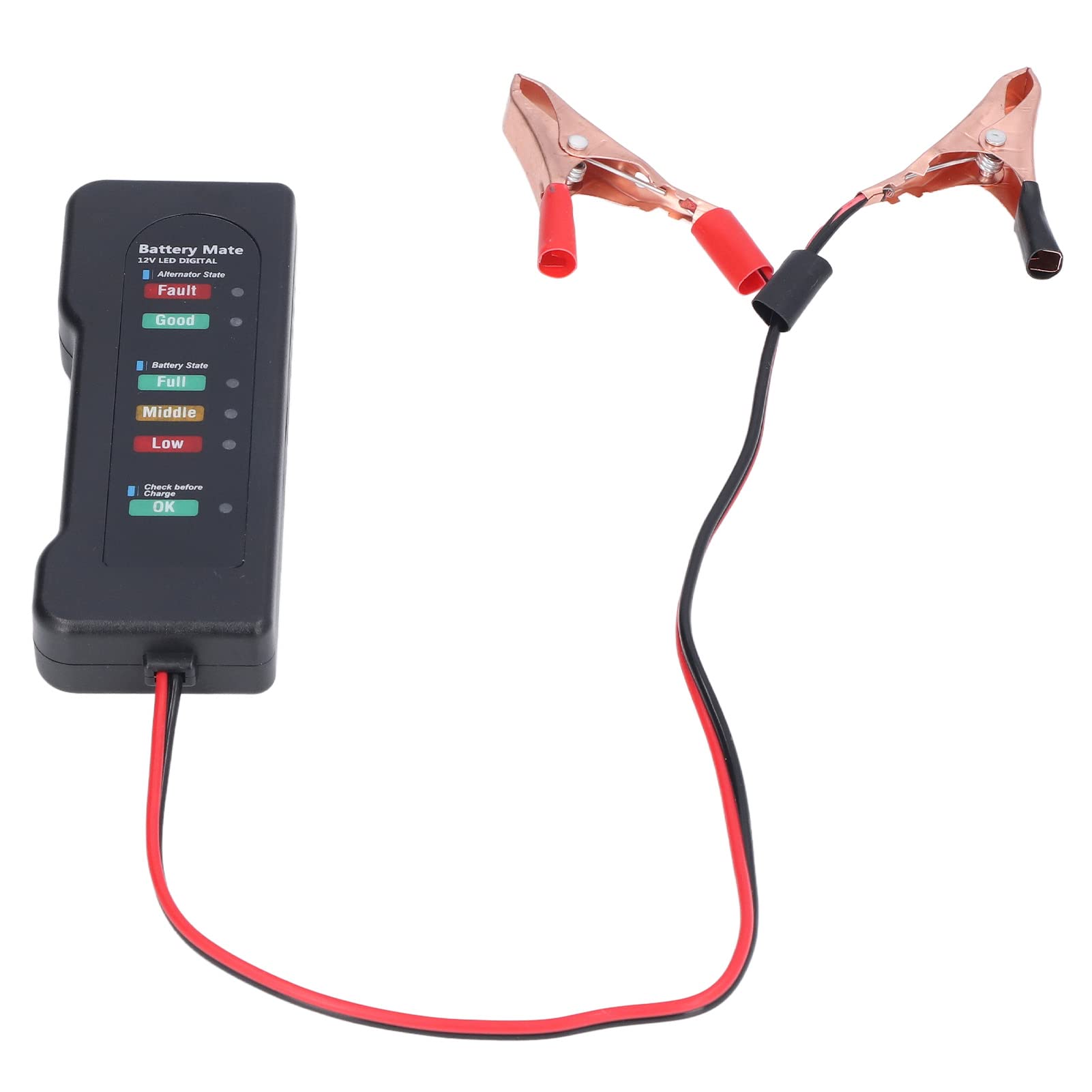 Car Battery Tester, 9-12V Battery Reader, Useful Detecting Tool for Your Car Kit
