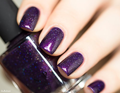 Image of ILNP Storytelling - Sultry Dark Purple Holographic Nail Polish