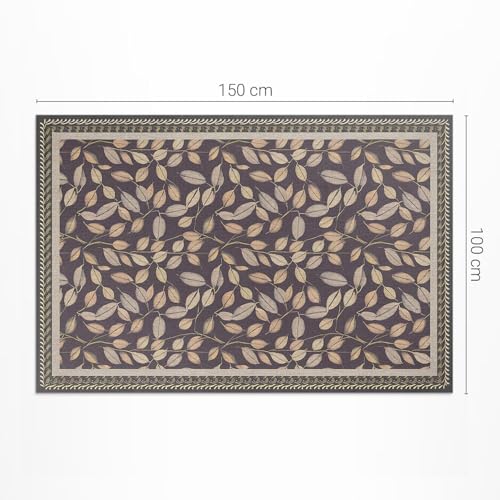Tapis vinyle extérieur 100x150 cm résistant pour protéger votre terrasse - 4