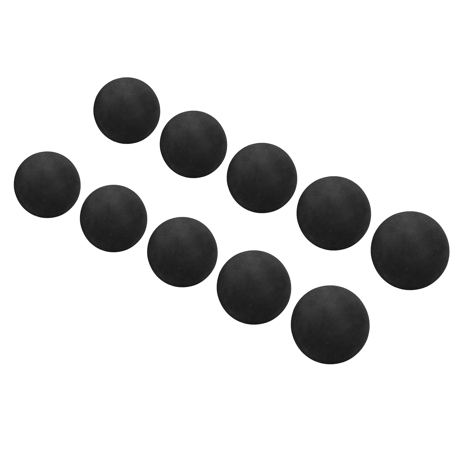 EVA Foam Balls, Soft Balls 10pcs 65mm Multi Purpose Universal for Indoor and Outdoor Training(black)