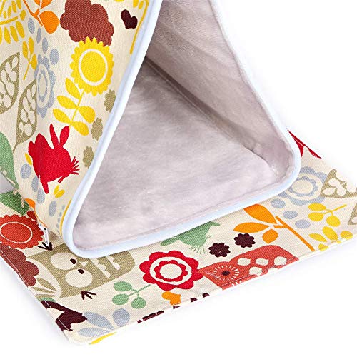 Warm Parrot Cage Bird Cage Bird Supplies Ferret Hammocks Pet Cage Hammock Pet Hammock Winter Bird Bed Hanging Bird House Parrot Hammock Small Pet Bed 2,m - Image 4