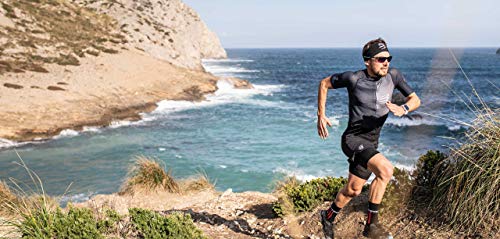 COMPRESSPORT Faixa de cabeça On/Off Cinta antitranspiracion de correr, preta, Talla Unica