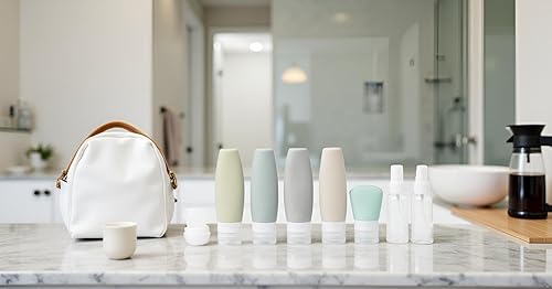 Miniatura 9 de Juego de 9 piezas, 4 botellas de silicona de 3 onzas, 1 botella de silocono de 1 oz, 2 botellas de spray de 1.7 fl oz, 2 frascos de 0.3 fl oz, a