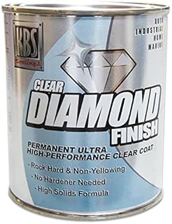 KBS Coatings 8304 DiamondFinish Watercolor Clear Coat - 1 Pint, Coats up to 50 sq ft