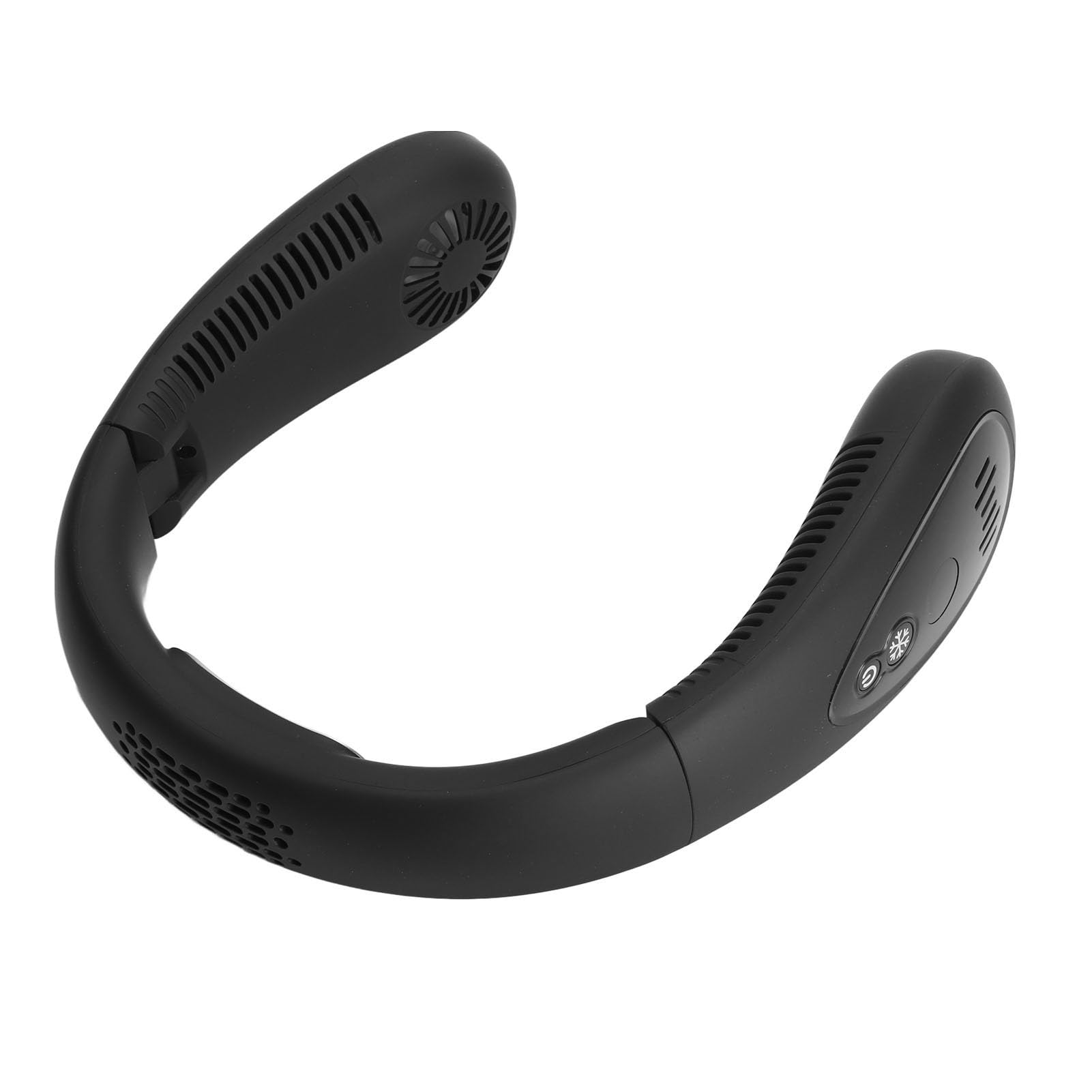 Ventilatore da Collo, 5000mAh Display LED Ventilatori da collo Pieghevoli Portatili Ricaricabili, Regolazione a 3 Velocità Ventilatore Personale a Mani Libere, Alimentato Tramite USB, Ventilatore da C
