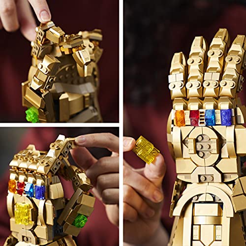 LEGO 76191 Marvel Le Gant de l’Infini: Modèle Thanos à Construire pour Adultes & 75304 Star Wars Le Casque de Dark Vador, Kit de Construction, Maquette, Masque, Collection, Décoration
