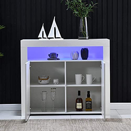 Crlnaup (=300315316AAW) - Cómoda con luz LED, color blanco brillante