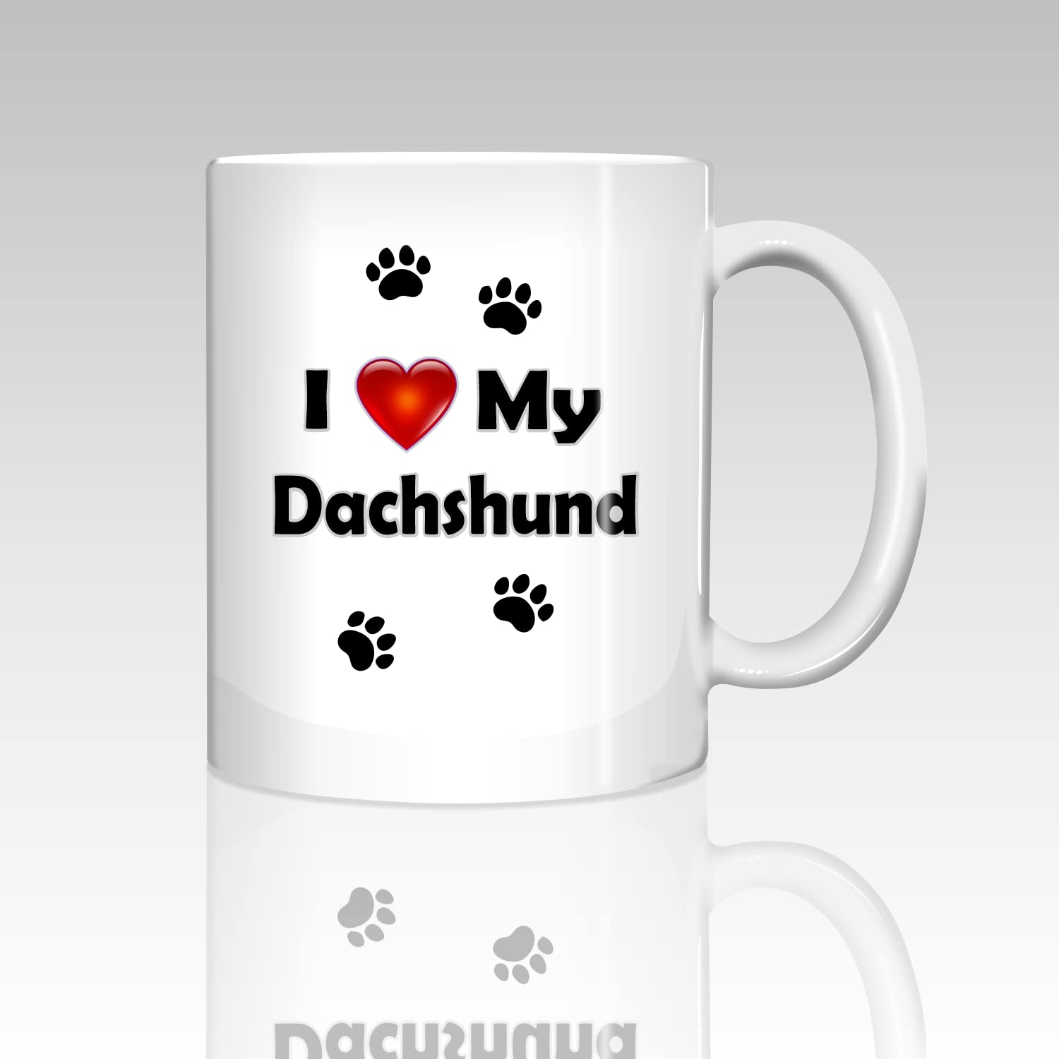 I Love my Dachshund Coffee Mug Ceramic 11oz