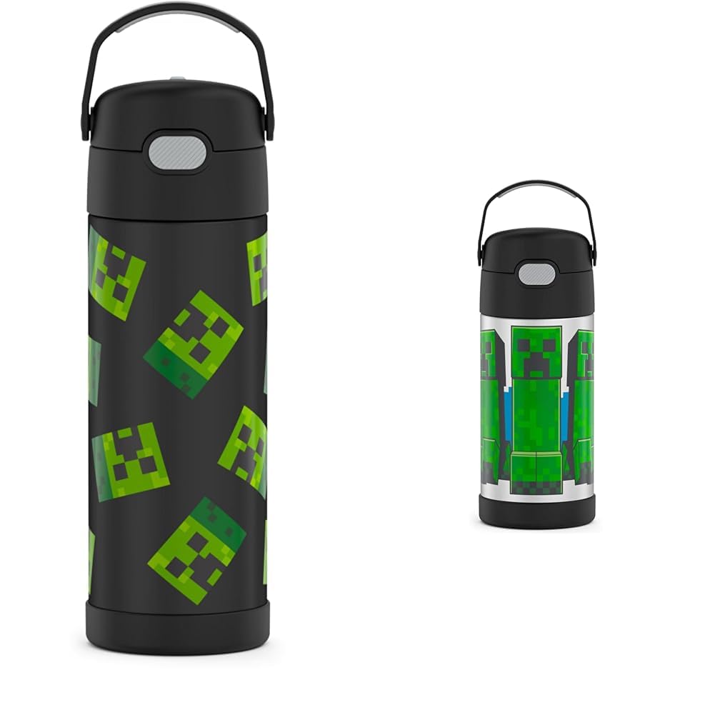 Amazon.com: THERMOS FUNTAINER Minecraft Water Bottles, 16 Ounce