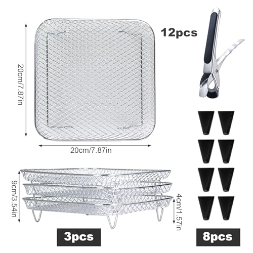Étagère à friteuse à air pour augmenter la capacité de cuisson sans rayer - 3