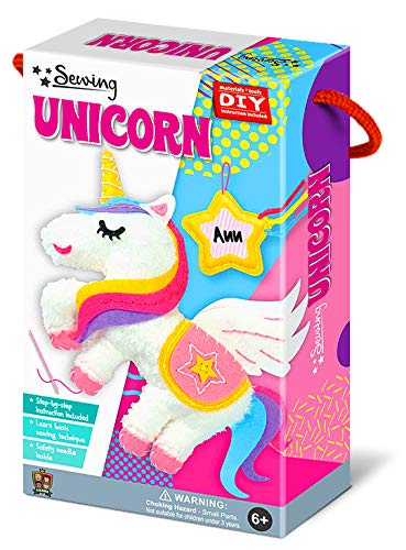 CS-Kids-SA13-Magic-World-DIY-Personalised-My-Magical-Unicorn-Sewing-Kit-Educational-Frist-Sewing-Arts-Crafts-Gifts-for-Kids-Safety-Neddle-Instruction-Included CS-Kids-SA13-Magic-World-DIY-Personalised-My-Magical-Unicorn-Sewing-Kit-Educational-Frist-Sewing-Arts-Crafts-Gifts-for-Kids-Safety-Neddle-Instruction-Included
