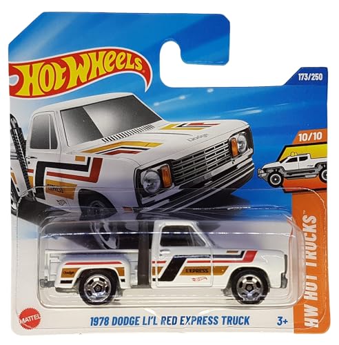Hot Wheels - 1978 Dodge Li´l Red Express Truck - HW Hot Trucks 10/10 - JBB03 - Short Card - Pickup - Mattel 2025-1:64