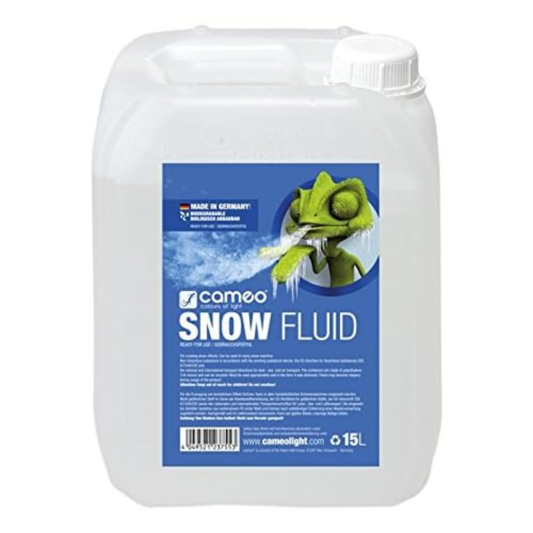 Cameo White Snow Fluid 15L - Special Fluid For Snow Machines For The Production Of Foam 15L