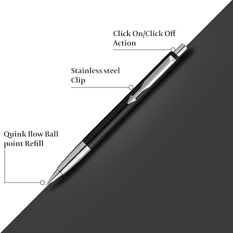 Parker Vector Standard Chrome Trim Ball Pen (Ink - Blue) - Image 2