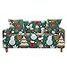 Price comparison product image Christmas Slipcovers Sofa Cover Santa Printed Settee Couch Sets, Chickwin 1/2/3/4 Seater Sofa Covers Stretch Fabric Elastic Protector Chair Slipcovers for Home Decor (green,1 Seater)