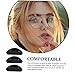 Beavorty 75pairs Non- Silicone Eyeglass Nose Pads for Enhanced Comfort and Support Suitable for All Glasses Types Reduces Pressure and Discomfort