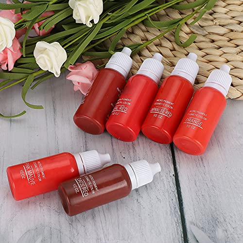 Pigmento per Tatuaggi da 15 Ml, 6 Parti/Set