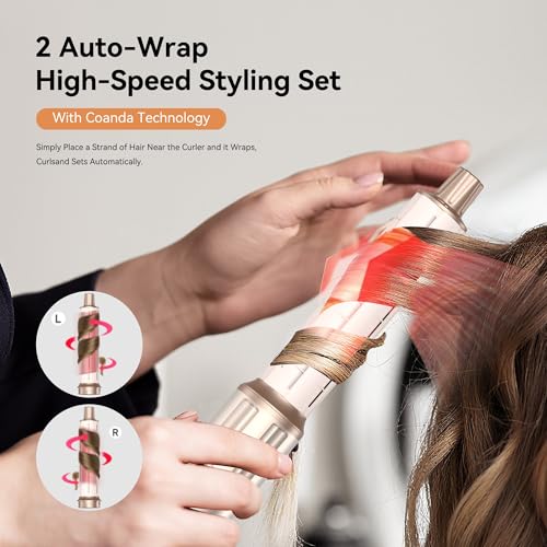 Image of 5 in 1 Blow Dryer Brush, Upgrade Hair Dryer Brush Set Multifunctional