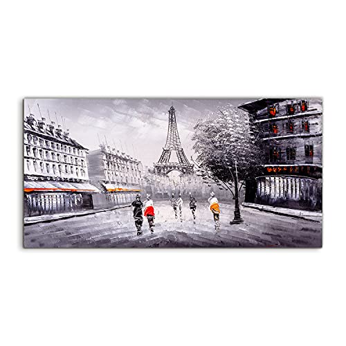 Tableau en verre acrylique Eiffel Tower Paris 120x60cm finition haute brillance