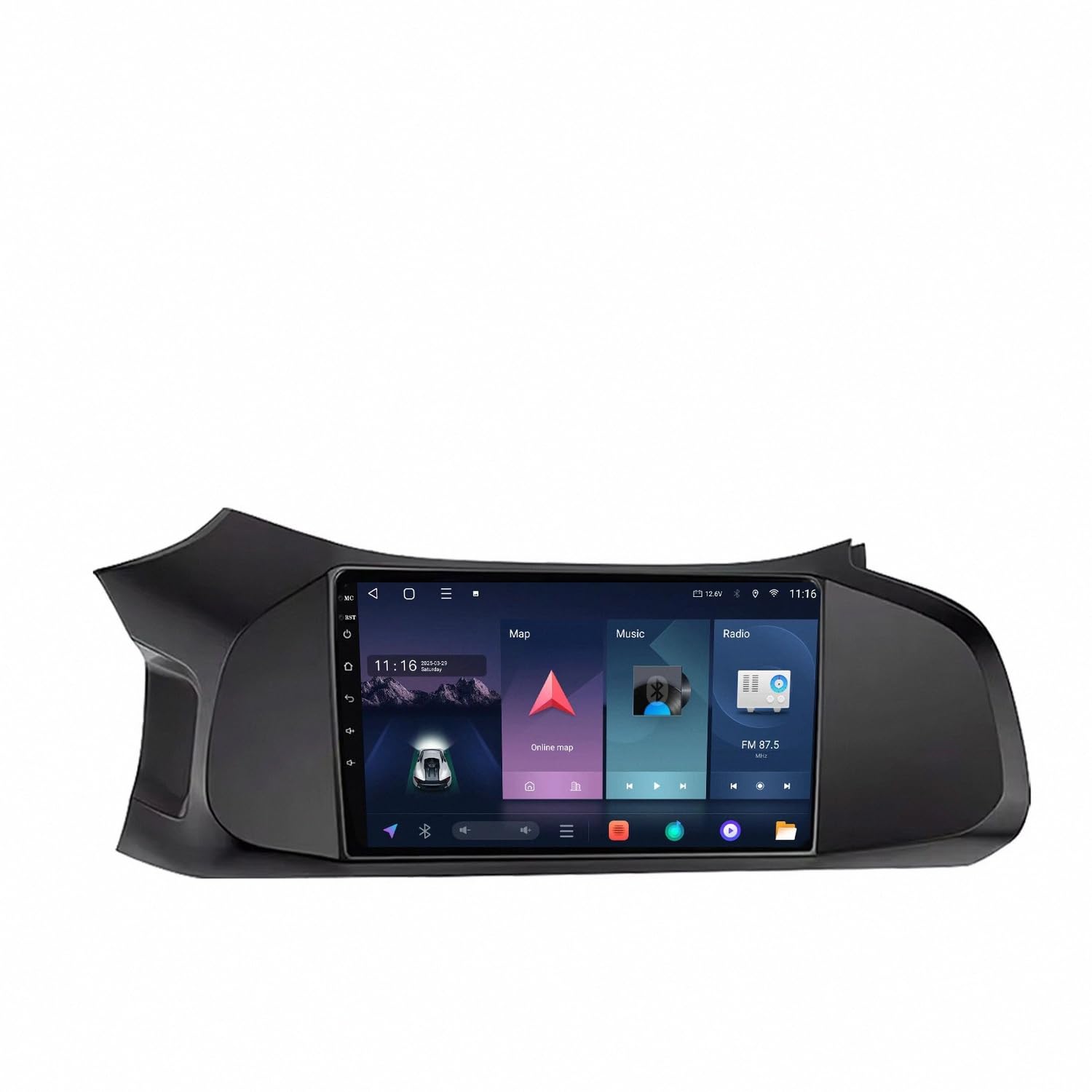 Radio Samochodowe Z Ekranem Dotykowym dla Chevrolet Onix 2012-2019 9 Inches Android 15 Radio Samochodowe Podwójne Fm Am Bluetooth Usb Android Auto Dla, 8 Core 2G+64G