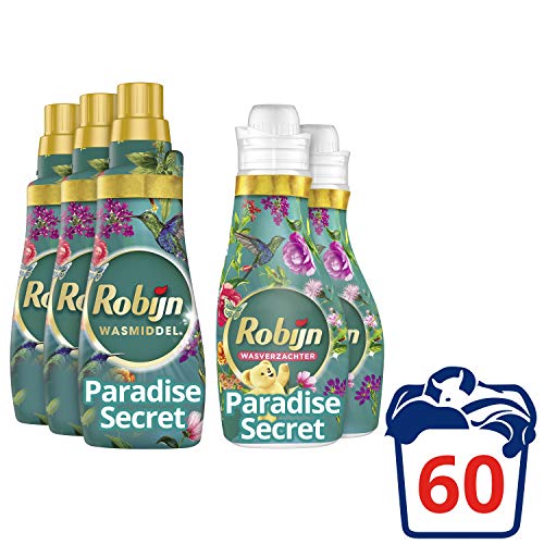 Robijn Paradise Secret Wasmiddel en Wasverzachter - 60 Wasbeurten - Voordeelverpakking - Image 3