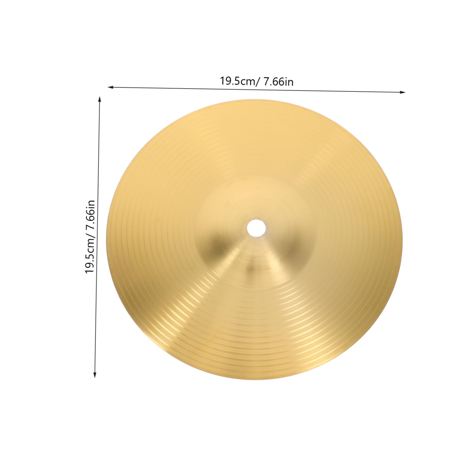 FUNOMOCYA 2-piece Cymbals Set for Drum Kit Crash and Splash Cymbals 8 Inches Metal Cymbal Jazz Drum Compatibility