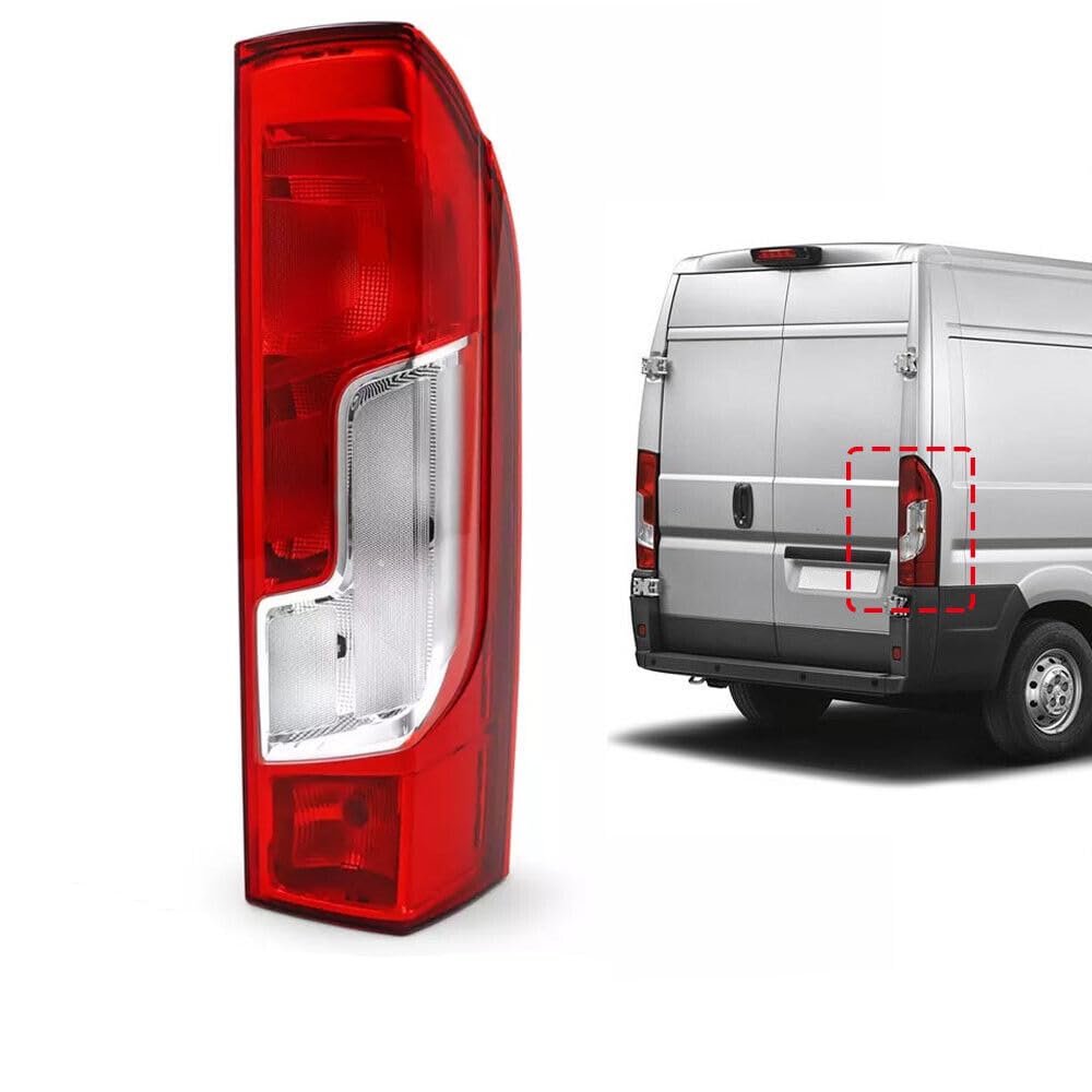 Para tylnych świateł do Fiat Ducato Peugeot Boxer Citroën Relay Jumper (Od 2014) Tylne światło Stop bez żarówek po stronie kierowcy i pasażera