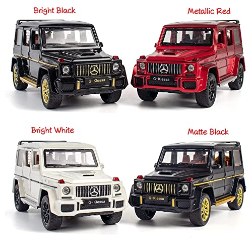 Image of 1:32 Diecast Mercedes G-Klessa Metal Pullback Toy Car With 6 Openable Doors & Light, Music Boys Car For Kids Best Toys Gifts Toys For Kids 3 Years Boys Girls ?Colors As Per Stock?
