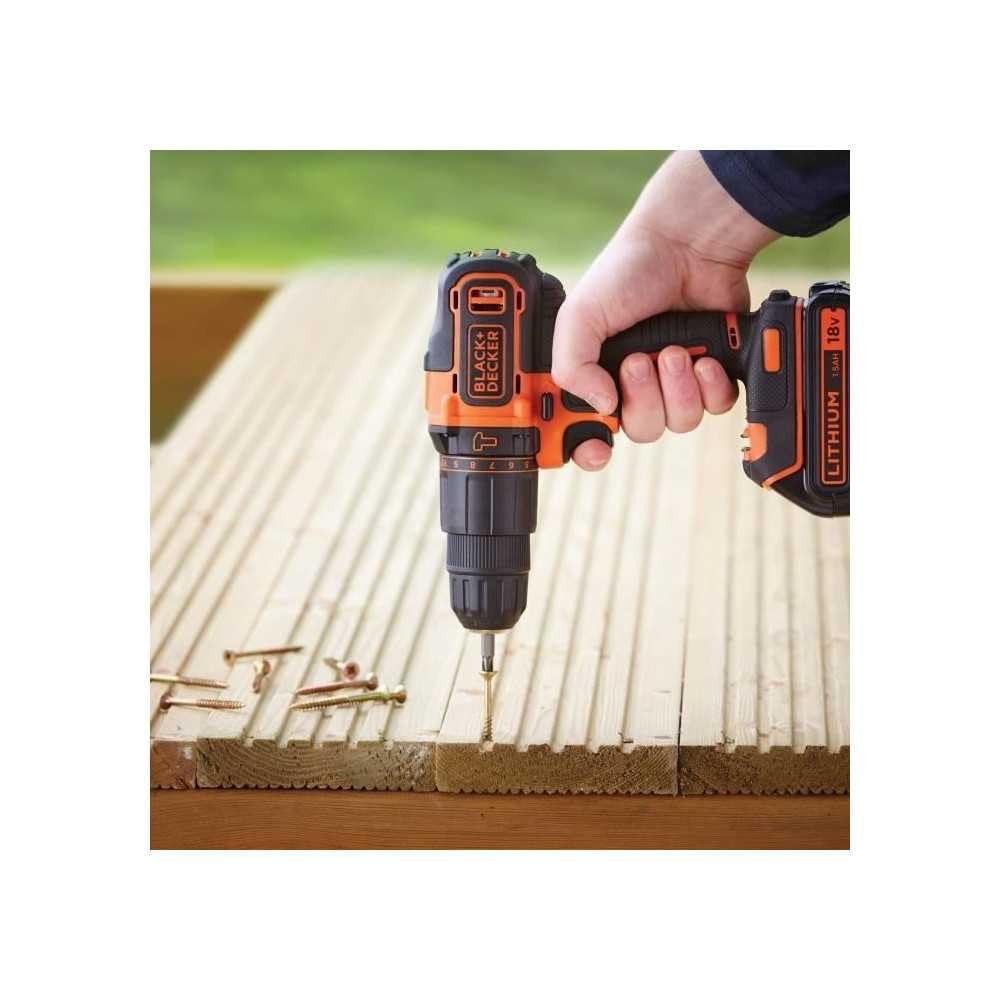 Black+Decker BDCHD18S32-QW Schlagbohrmaschine