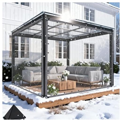 7x9 FT Heavy Duty Clear Vinyl Tarps
