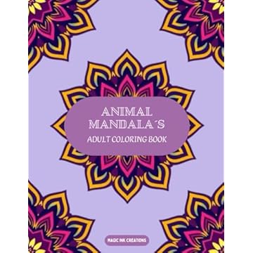 Capa do livro Animal Mandala´s: Adult Coloring Book (Portuguese Edition)