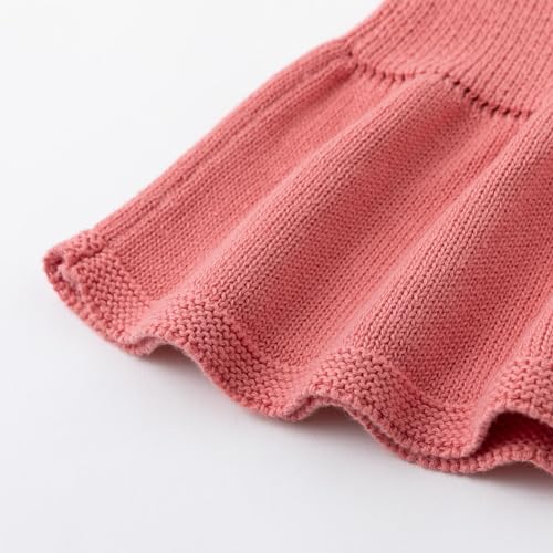 Image of Simplee kids Baby Girl Thin Sweater Solid White Pink Cardigans for Toddler 0-3Years