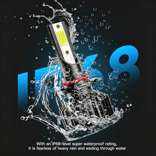 Image of Lights compatible for Toyota Prius 2010 2011 2012 2013 2014 2015 High Low Beam Bulb Super Bright for Off-Road Snow Rain Night Driving,Plug and Play, 4 Packs