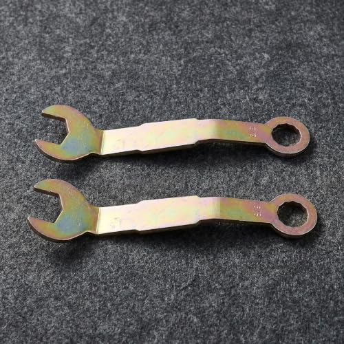 Kit de 3 piezas llave para herrajes de puerta pivotante para clósets y puertas plegables, llave de hierro de extremo abierto 3/8" para reparación en el hogar miniatura 7