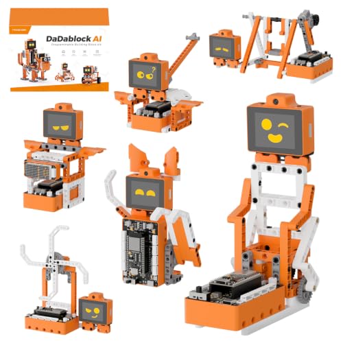 Image of AI Robot Building Block Kit 16-IN-1 STEM Education AI Vision Voice Control