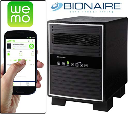 Bionaire We Mo Enabled Infrared 6 Quartz X-Large Smart Console Heater, 1500 Watts