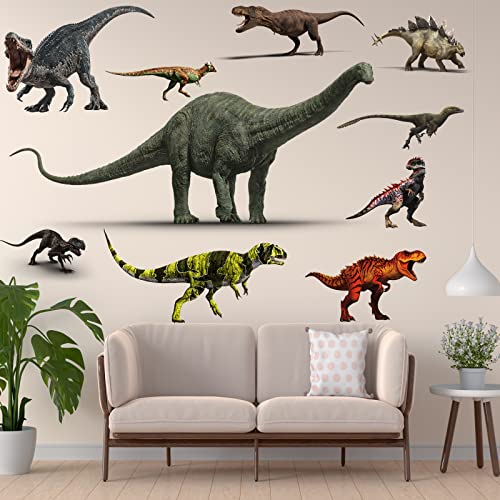 Vinilos decorativos de dinosaurios grandes 15.7"x31.5" miniatura 2