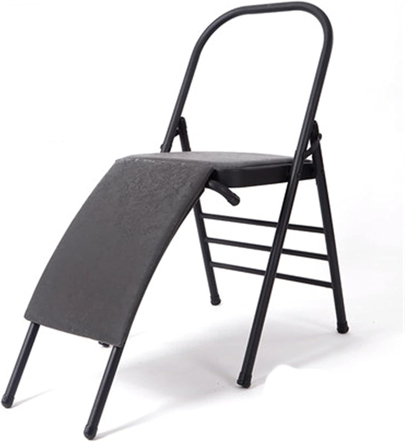 Yoga Aid Chair with Lumbar Spine Back Strengthen Folding