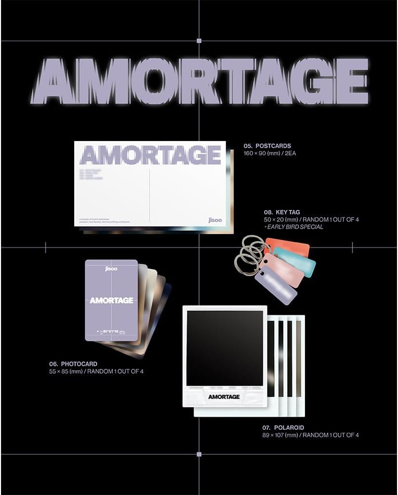 JI-SOO mini album [Amortage] Ekskluzywna edycja zestaw 2 wersji + dodatkowe fotokarty