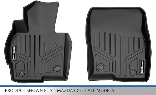 Miniatura 4 de SMARTLINER Juego de alfombrillas de piso personalizadas para Mazda CX5 2013-2016