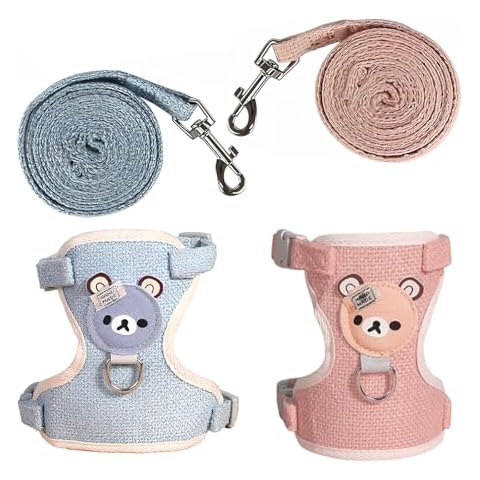 Anseom Adjustable Rabbit Leash and Harness Set Cover