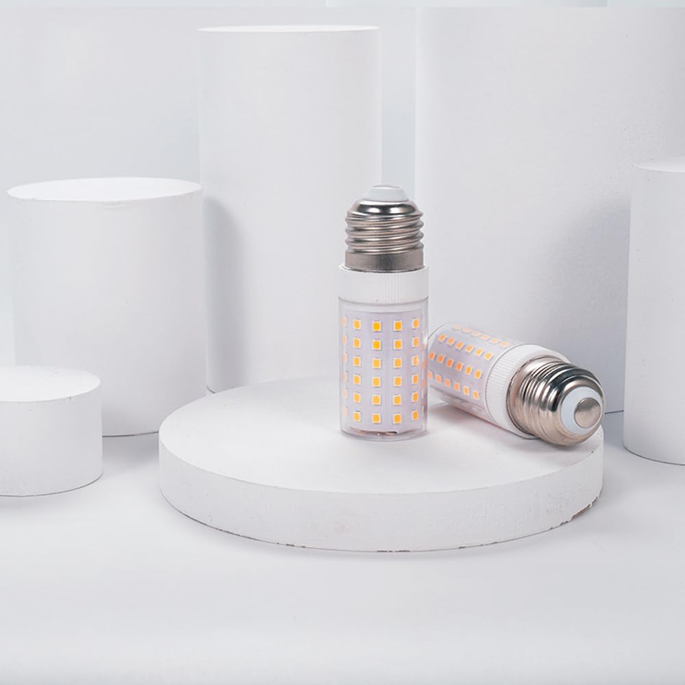 Bombilla E27 de 7 W, Paquete de 2/10 Bombillas Led de Maíz, Cálido, 2700 K, 1150 Lúmenes, Equivalente a 100 W, Base E26/E27, Bombillas Led No Regulables, Bombilla Led Superbrillante/Natural