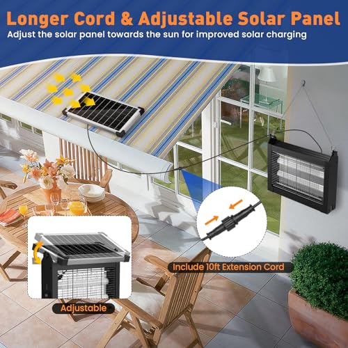 Zwiran SE566 Bug Zapper Outdoor Solar Powered thumb #3
