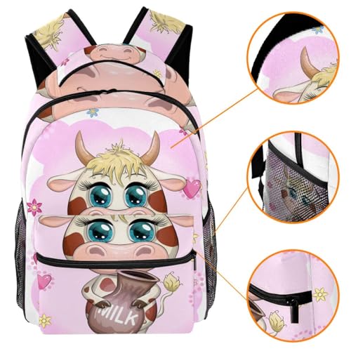Sac à dos informatique libellule bleue pour PC portable 15 pouces - 3