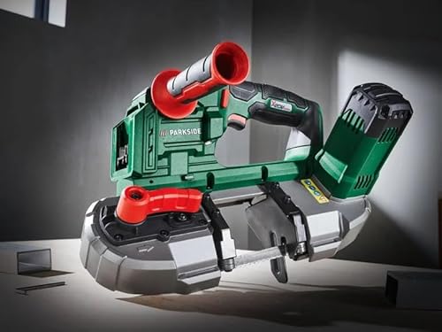 PARKSIDE 20V Akku Metall Bandsäge PMBA20-Li A1 aus der x20v Team Serie inkl. stabilem Koffer, ohne Akku und Ladegerät