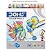 Colored Pencils Soft Core Color Pencil Set for Kids Adult Coloring Books Drawing, Writing Sketching (24 Count)